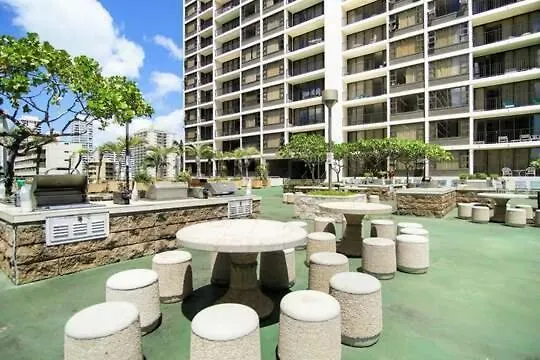 Steps To Waikiki Beach! Ocean View Condo + Free Parking Honolulu Apartment